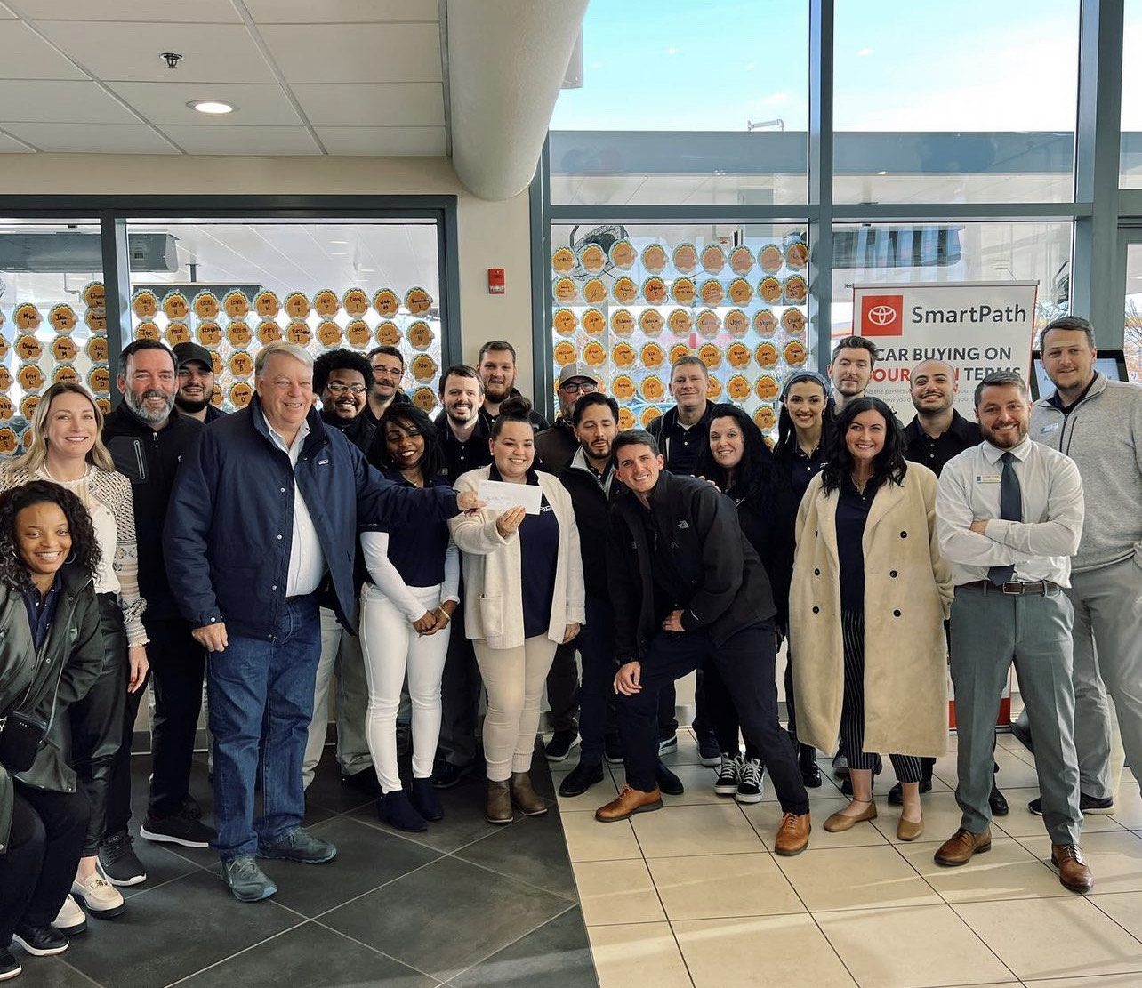 Rice Toyota employee at a community event