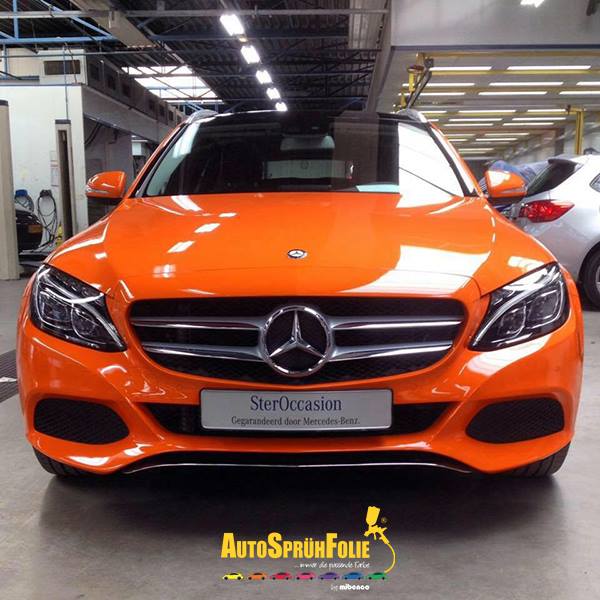 Autosprühfolie orange