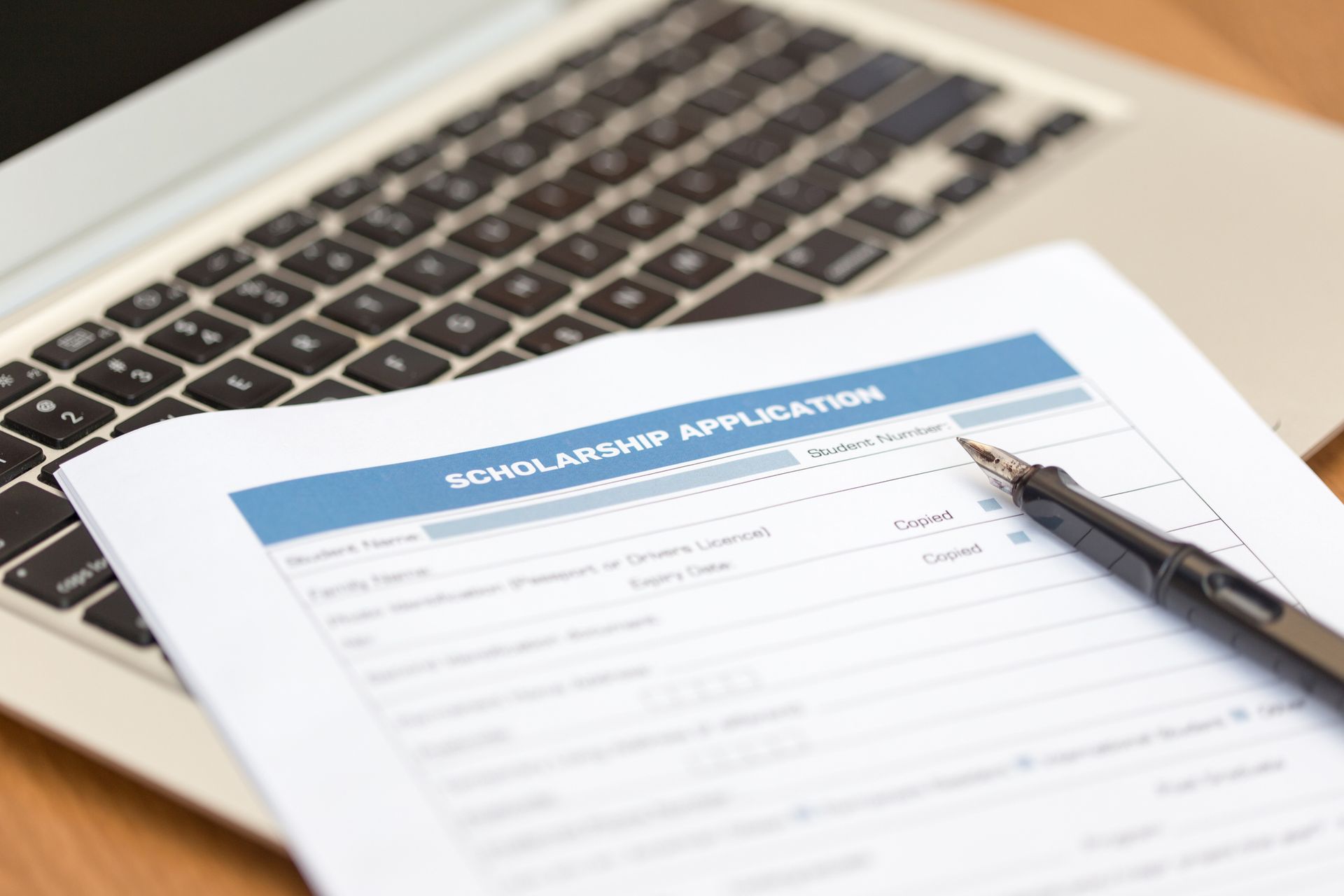 Scholarship application