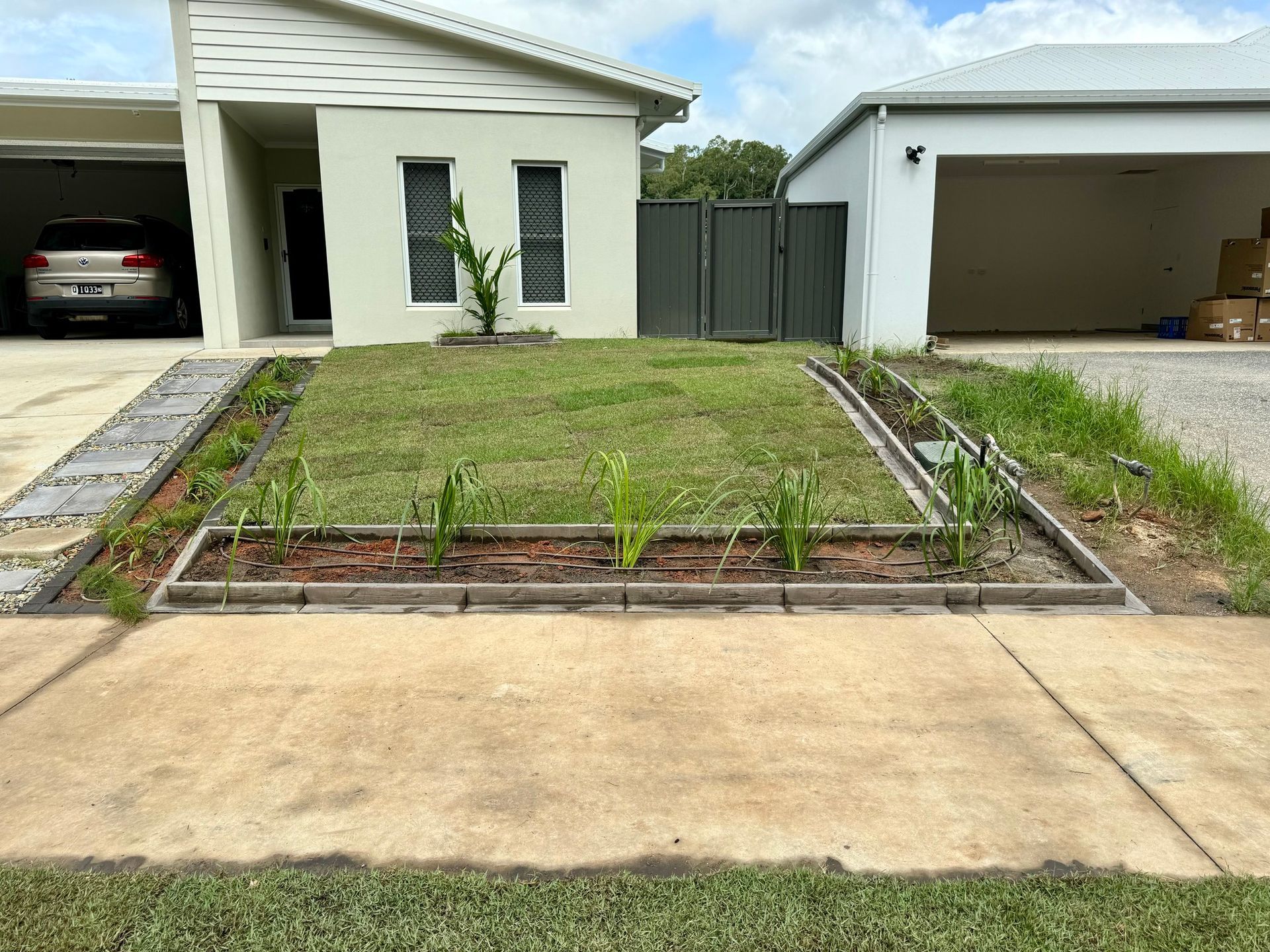 Home Garden Makeover And Clearing leaves — NQ Parks and Gardens in Cairns, QLD