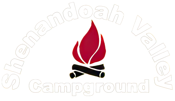 A logo for the shemandoah valley campground