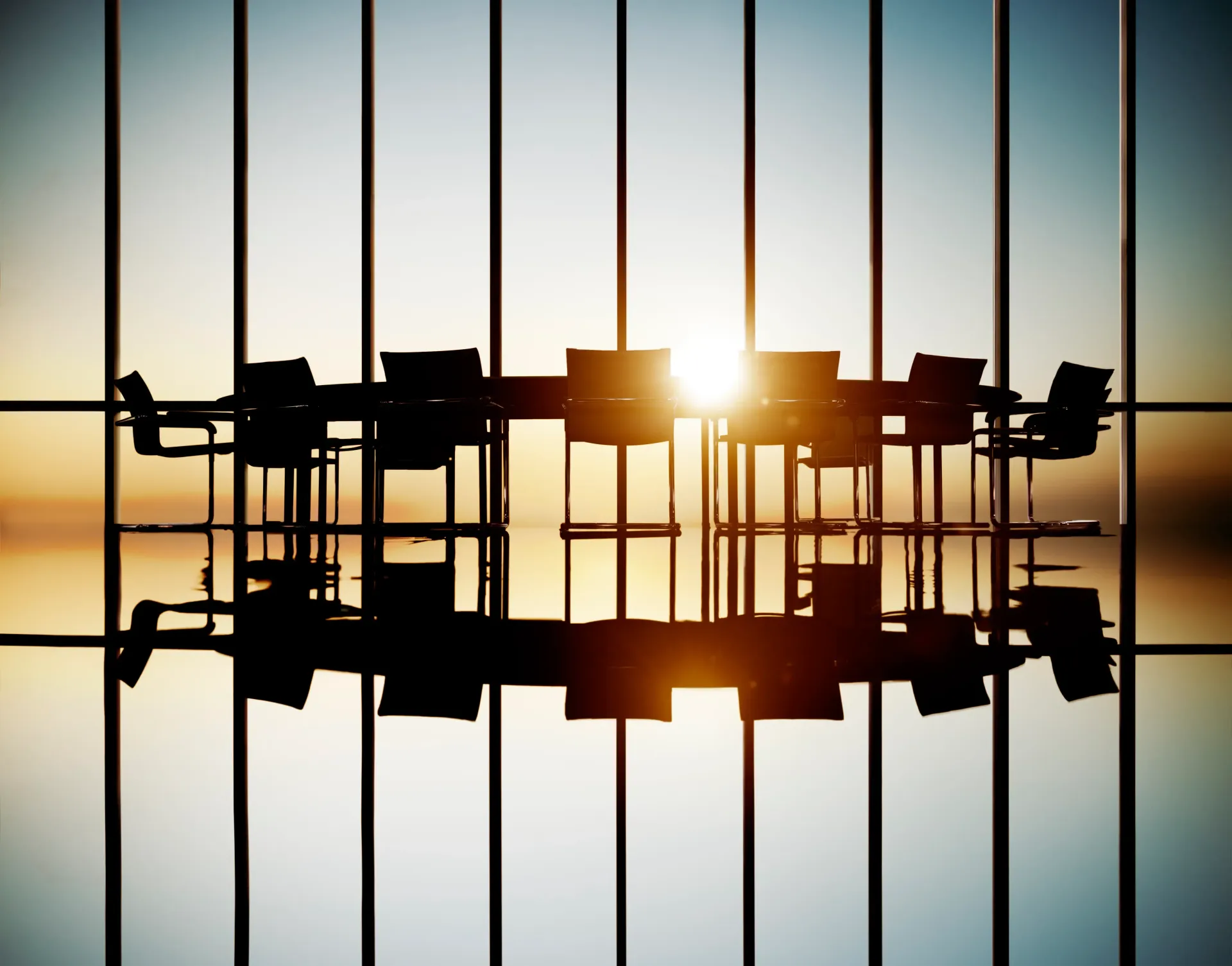 A board room