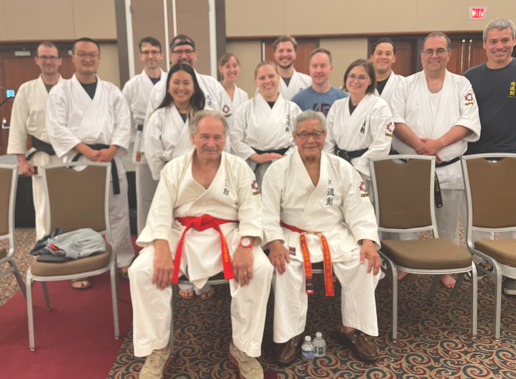 Virginia Dojo Members at Sensei Iha’s National Training Seminar