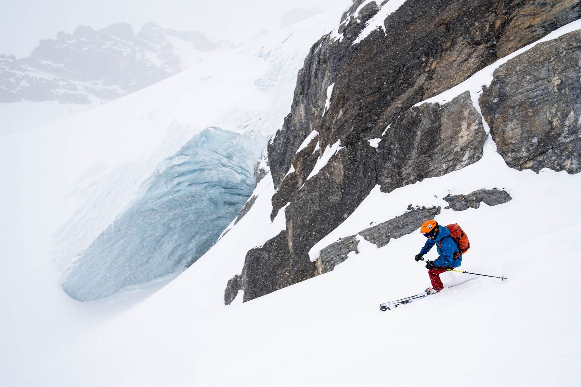 Hut Lodge Backcountry Skiing Mistaya British Columbia Canada Golden Rockies Rocky mountains