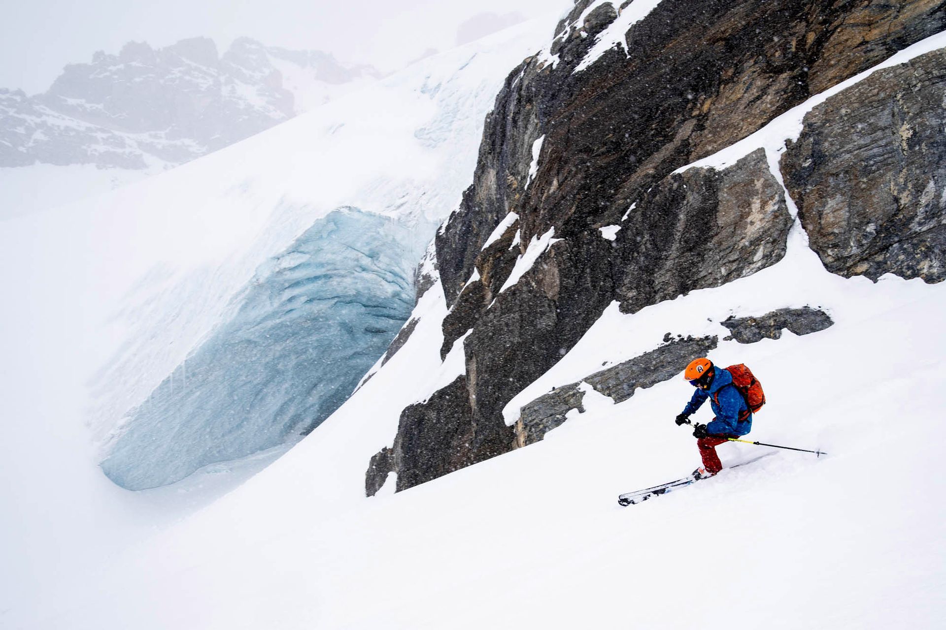backcountry skiing, glaciers, british columbia, canada, guided, mistaya lodge, 