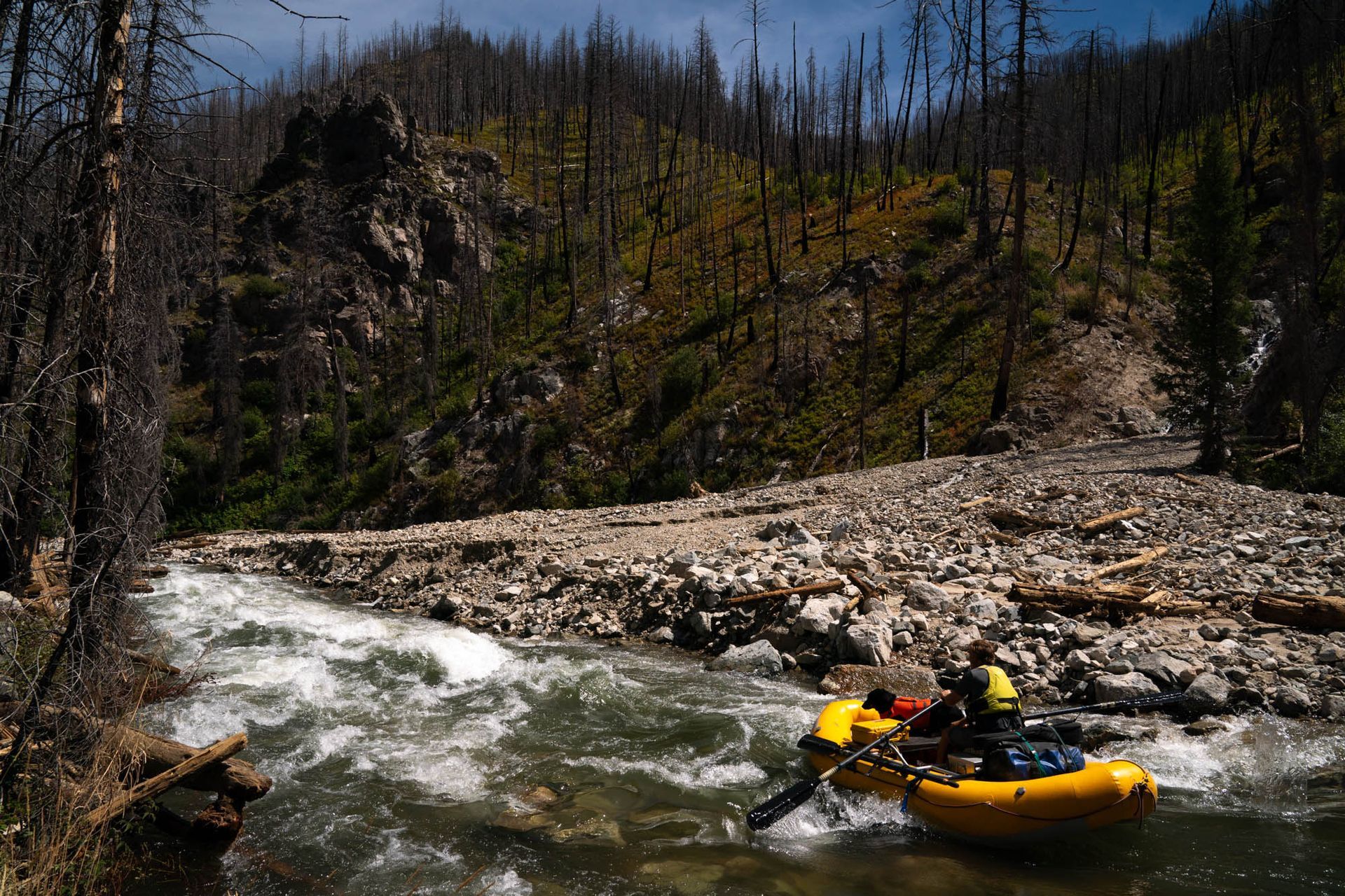 middle fork of the salmon rafting blow outs