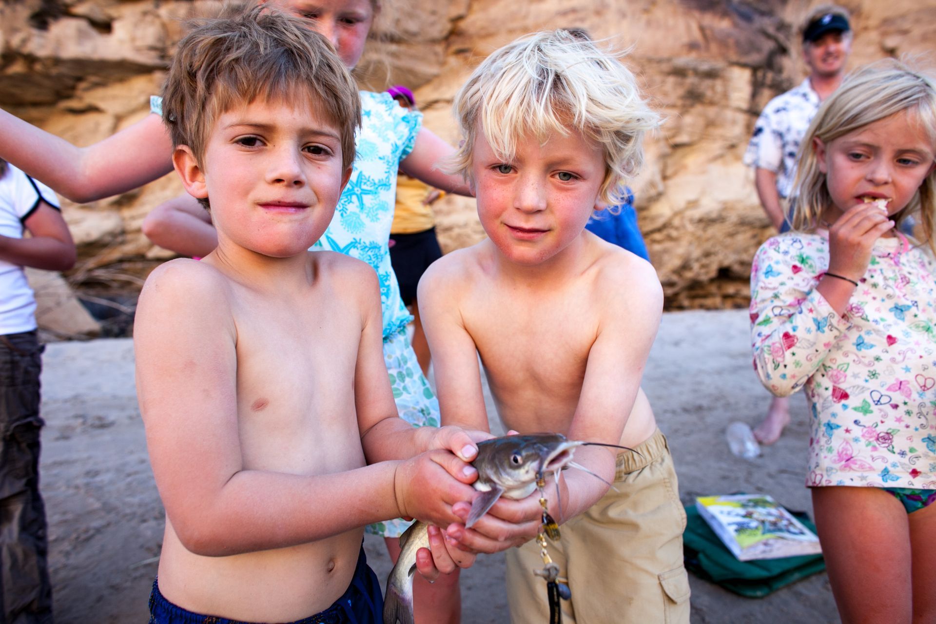 rafting and fishing