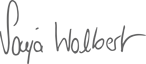 Eine handschriftliche Unterschrift von Maya Walbeck auf weißem Hintergrund.