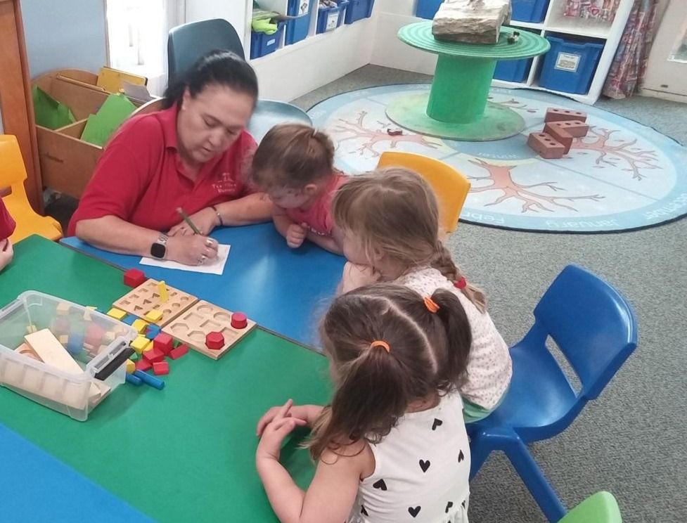 Activity in The Den Pre-School at The Village Nursery, Bramcote