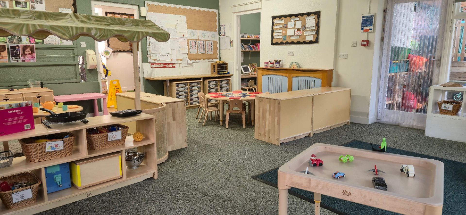 The Den Pre-School Garden at The Village Nursery, Bramcote
