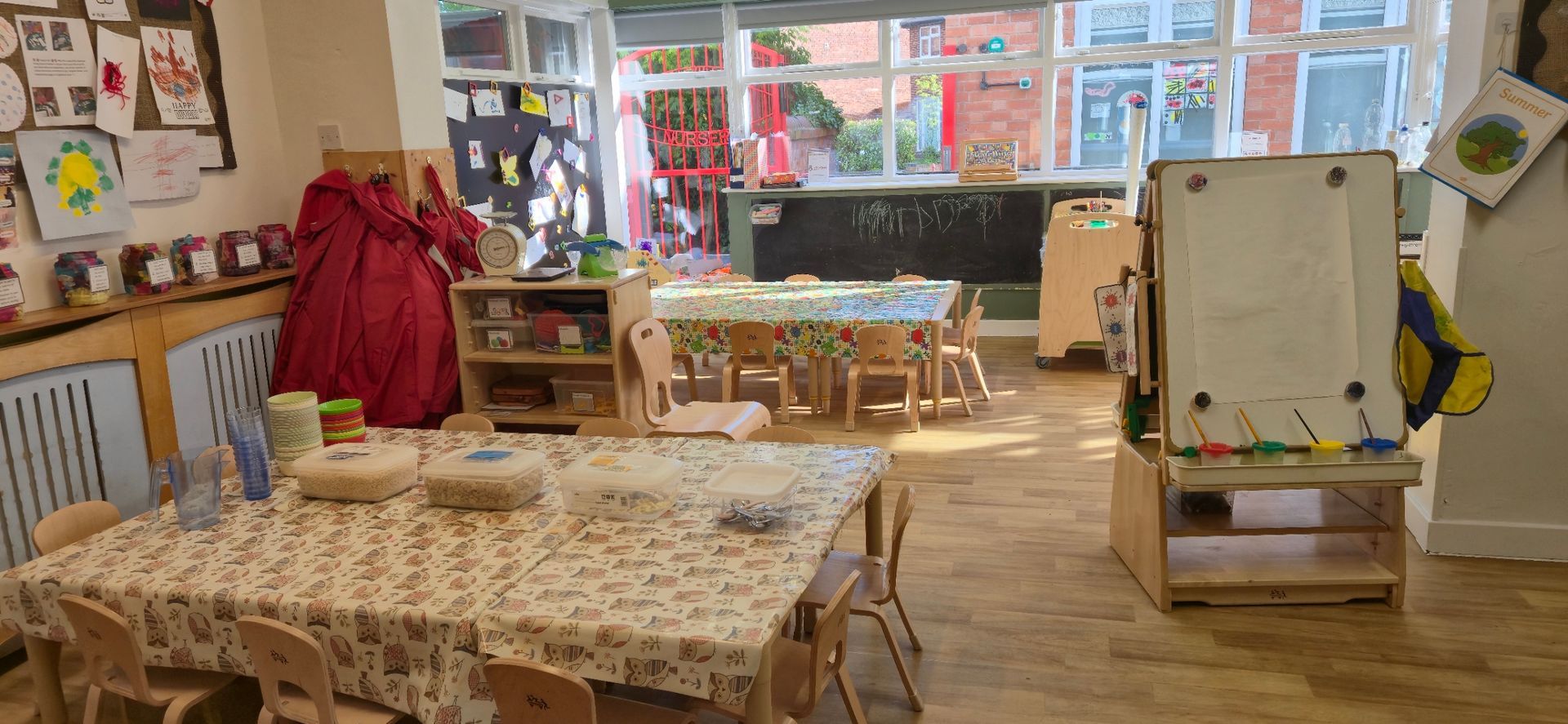 The Den Pre-School Garden at The Village Nursery, Bramcote