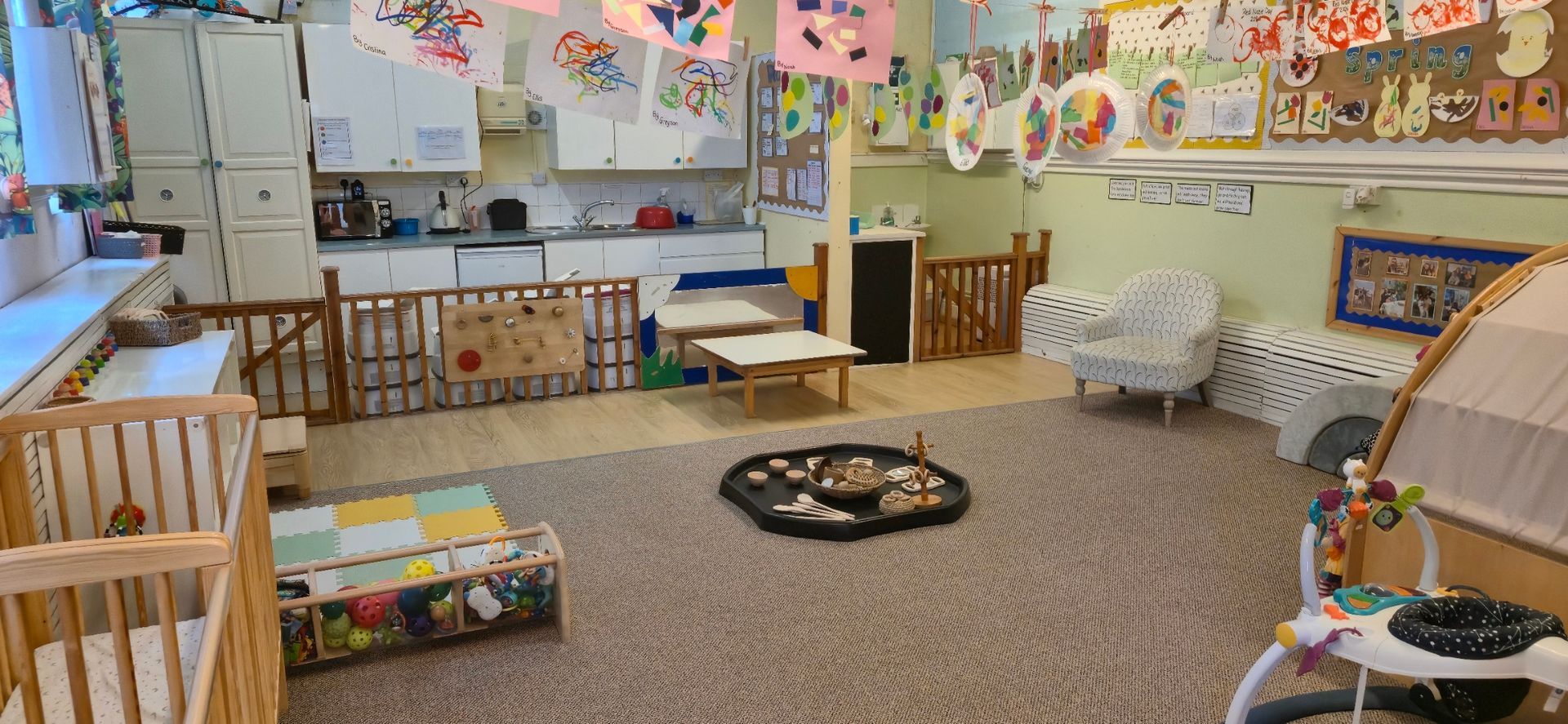 Bumblebees baby room at The Village Nursery, Bramcote