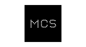Black square with the letters