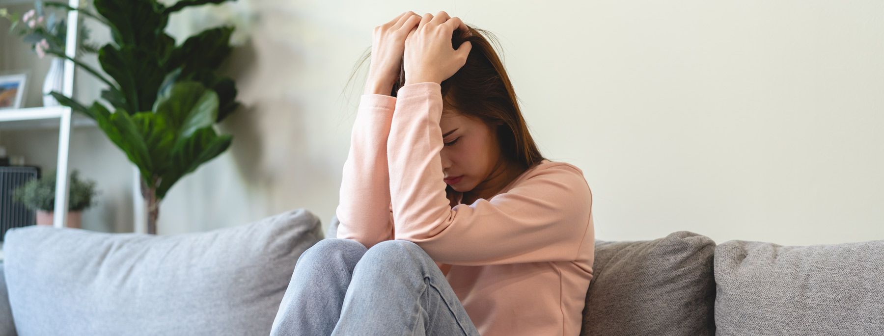 Woman in need of Hypothalamus Support for Anxiety and Depression