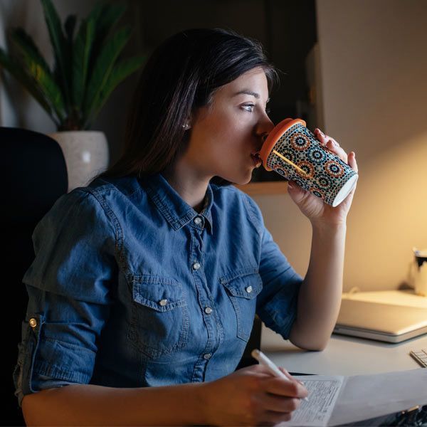 Ten Hours Before Bed — Stop Drinking Caffeine