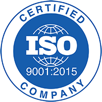 ISO 9001 2015 Certified logo 