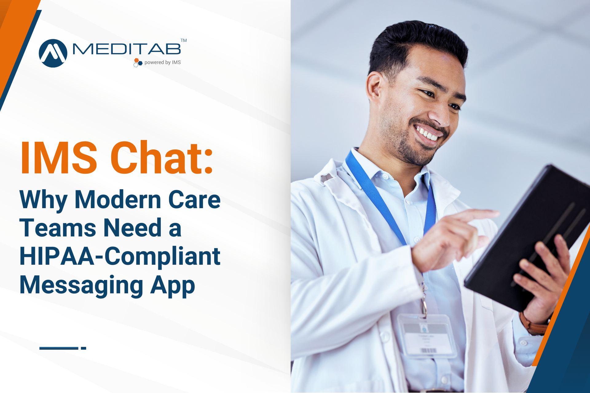 IMS Chat empowers care teams with HIPAA-compliant messaging