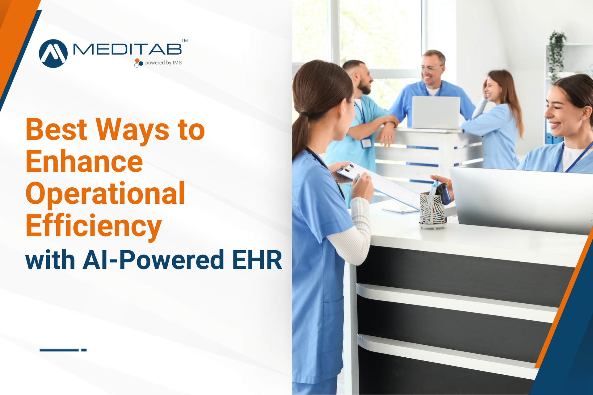 Boost productivity and reduce burnout with Meditab’s AI-powered EHR