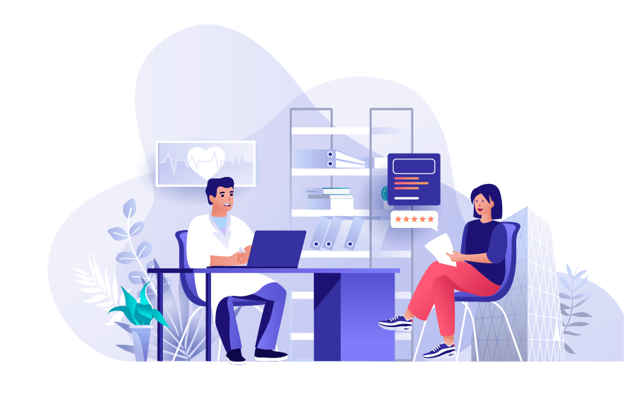Practice EHR Software at medical clinic