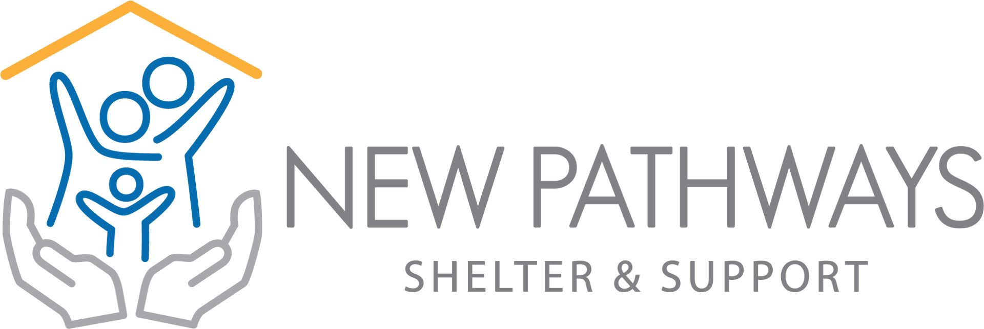 “New Pathways logo featuring mission tagline ‘A Path to Hope, Healing, and Home’.”