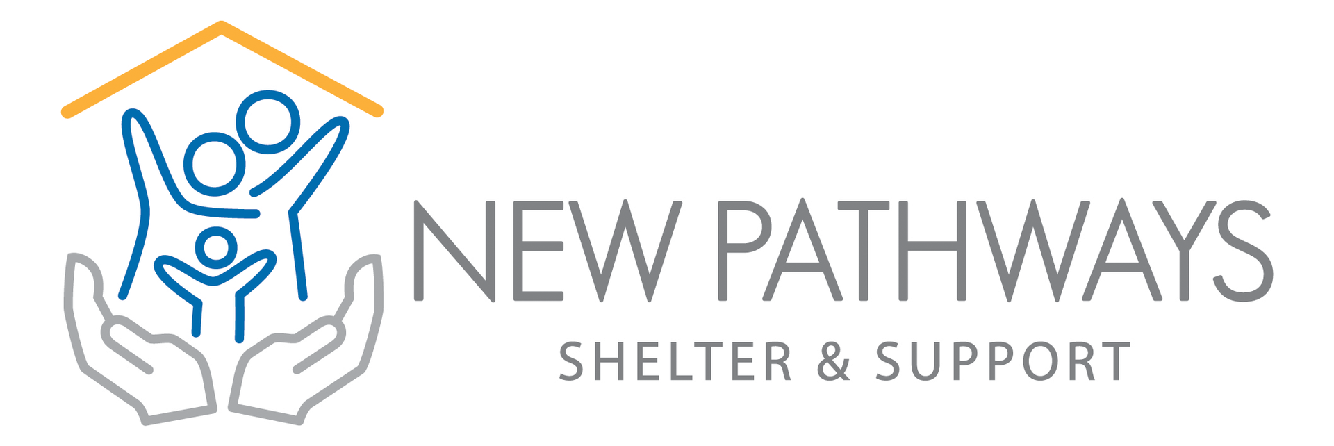 &ldquo;New Pathways logo featuring mission tagline &lsquo;A Path to Hope, Healing, and Home&rsquo;.&rdquo;