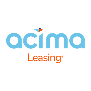 Acima Leasing logo: light blue