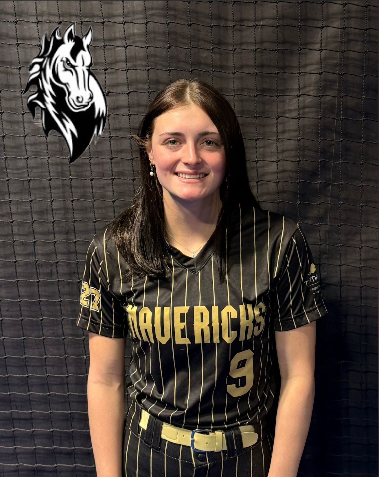 T3 Mavericks softball player, Aubree Colon, welcome to the team graphic