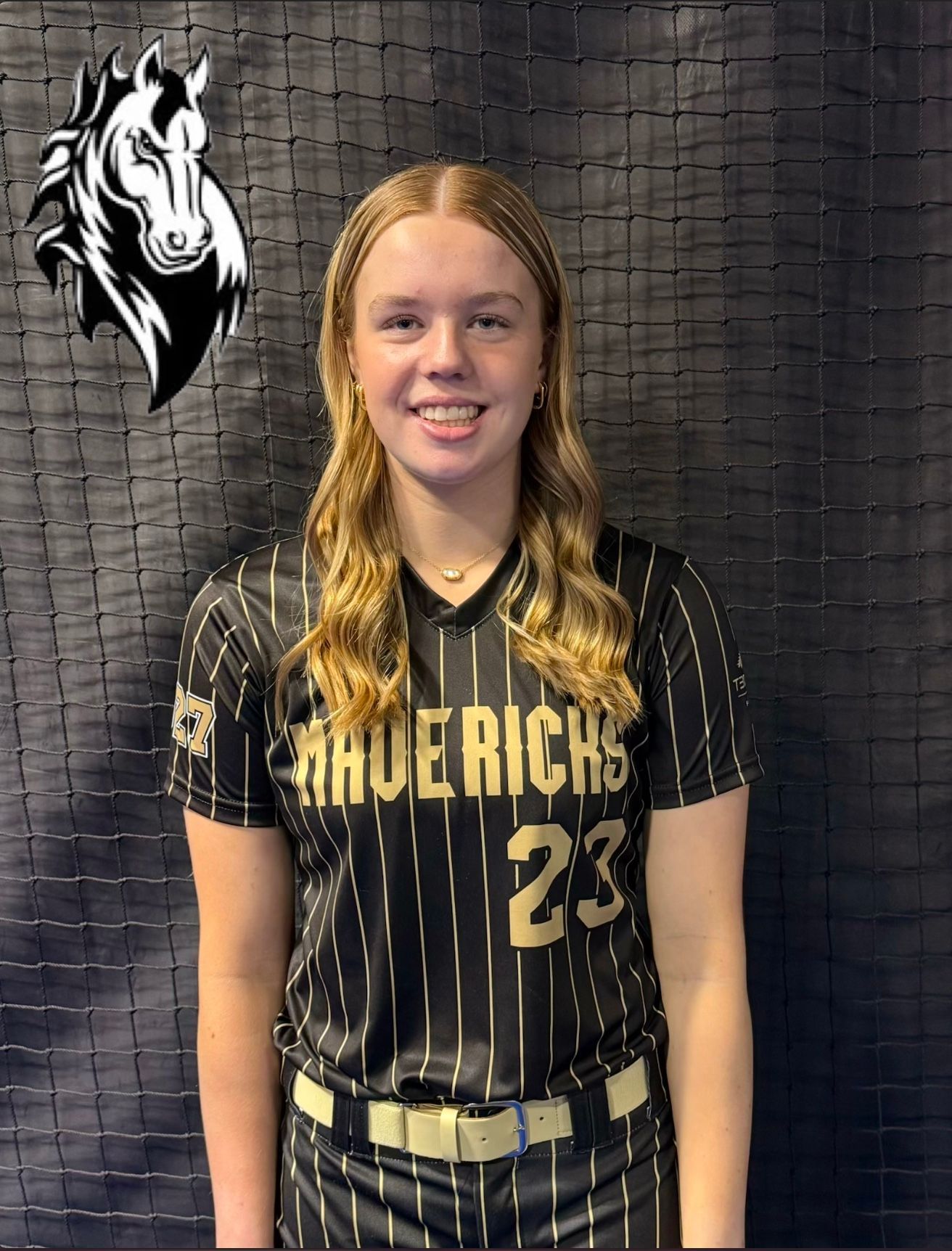 T3 Mavericks softball player, Avery James, welcome to the team graphic