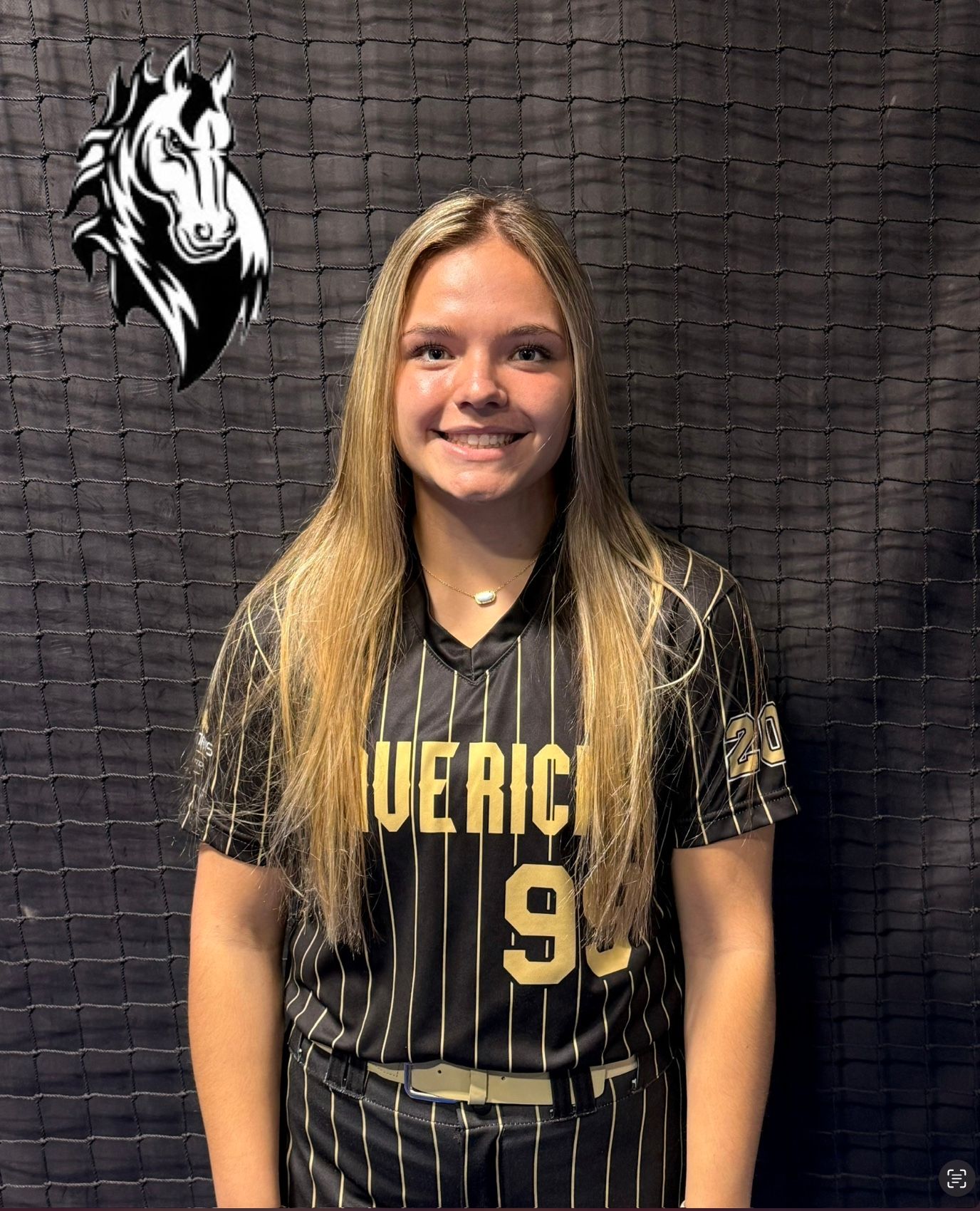 T3 Mavericks softball player, Lilly Young, welcome to the team graphic