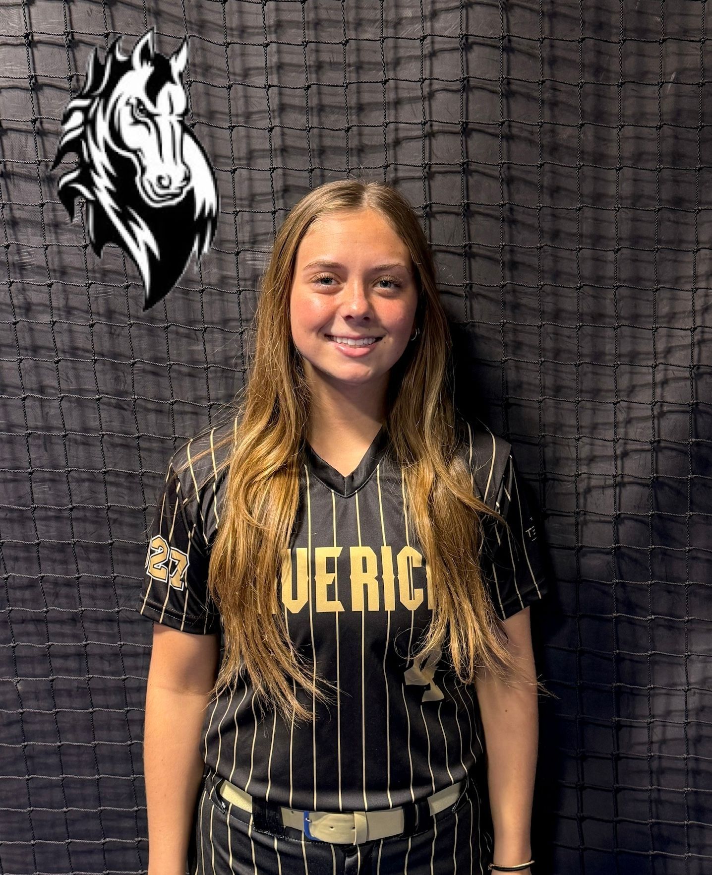 T3 Mavericks softball player, Lilly Leichliter, welcome to the team graphic