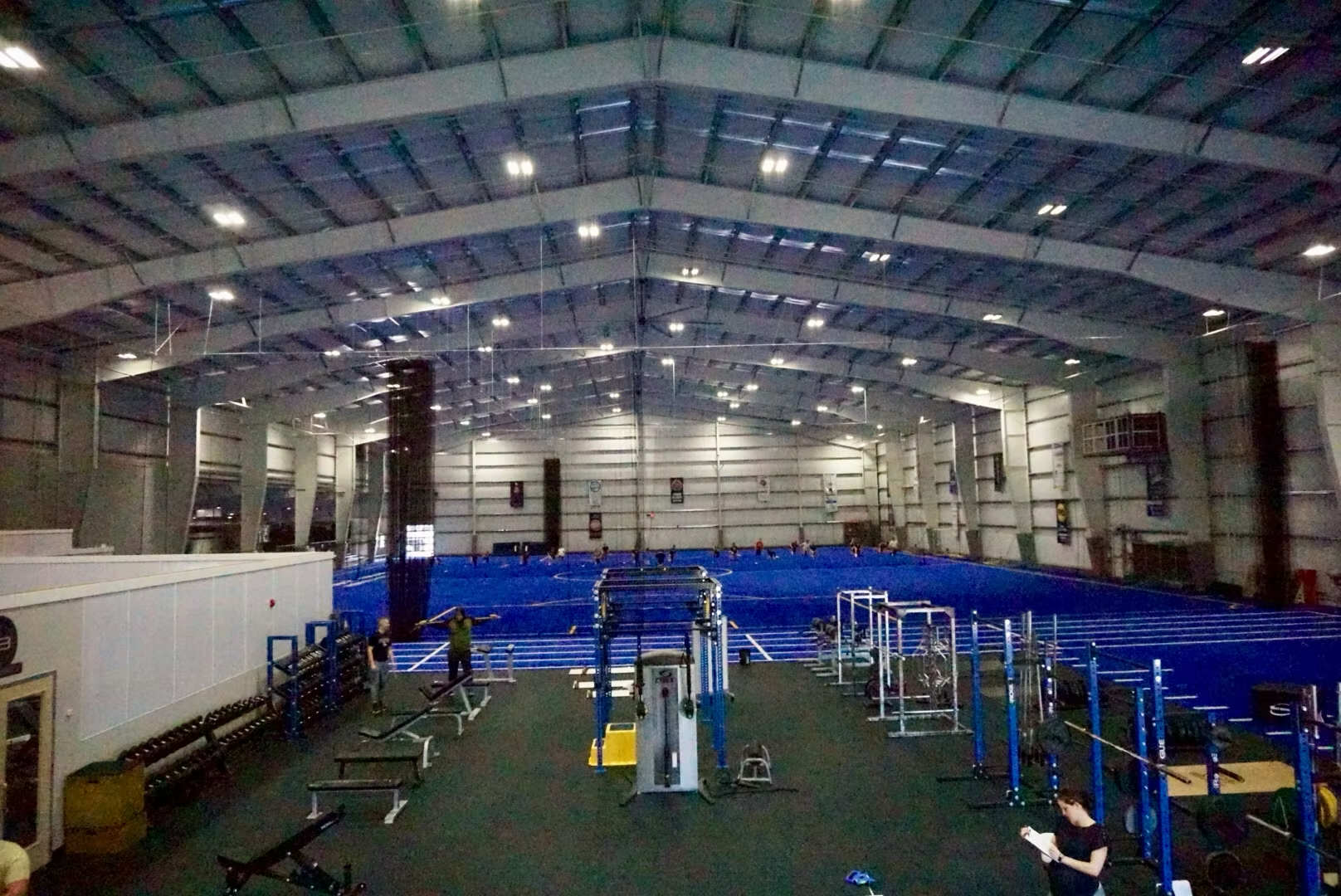 Picture of T3 Mavericks facility weight room and turf
