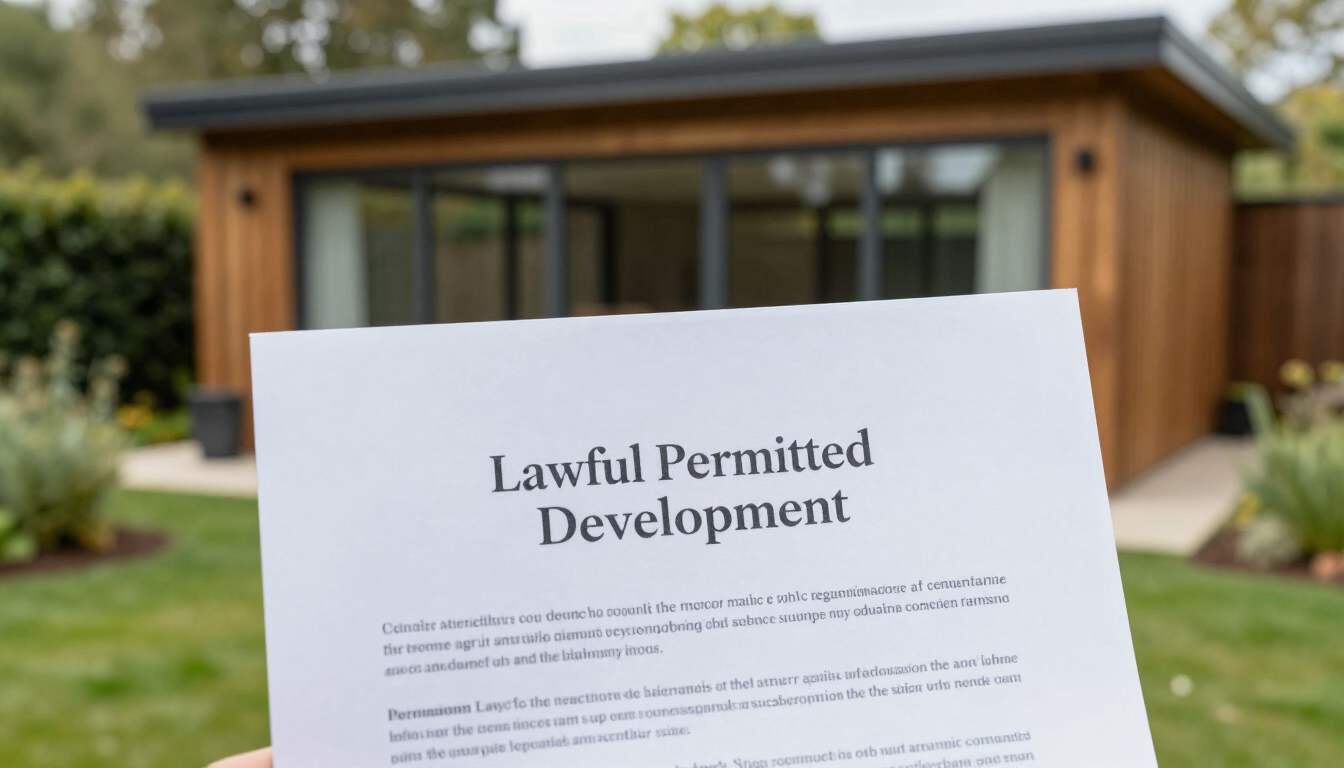 Lawful Permitted Development of Garden Room in Surrey