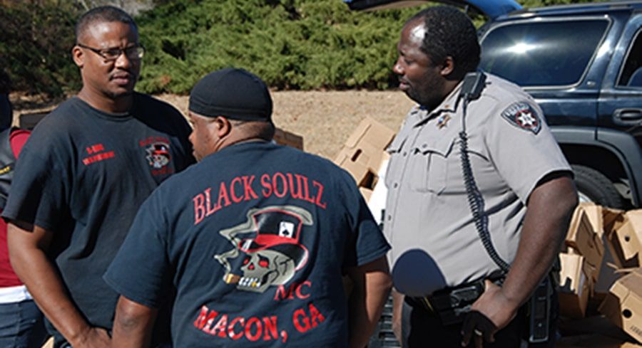 image of situation with a police