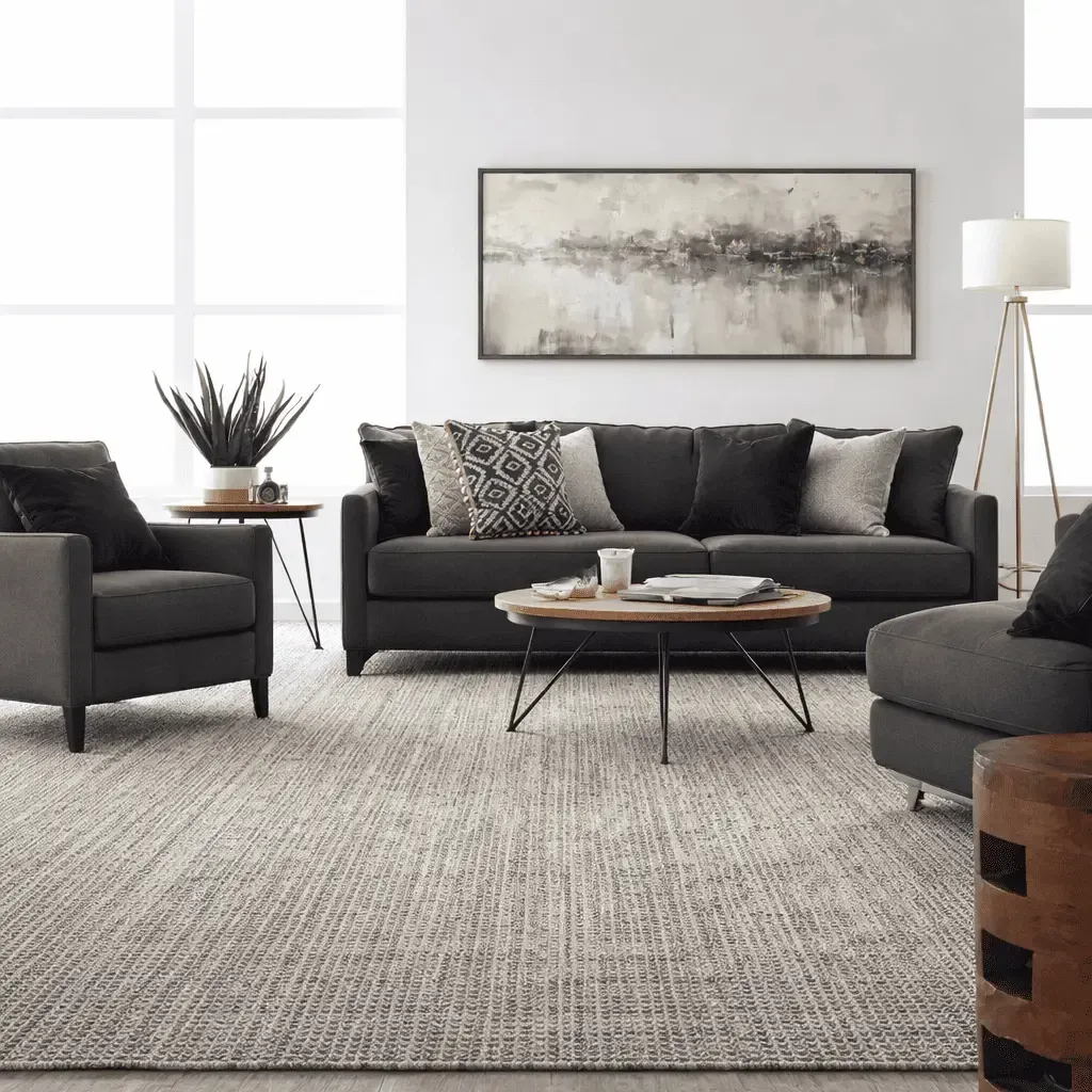 carpeting in a modern-looking living room in Richland, Washington