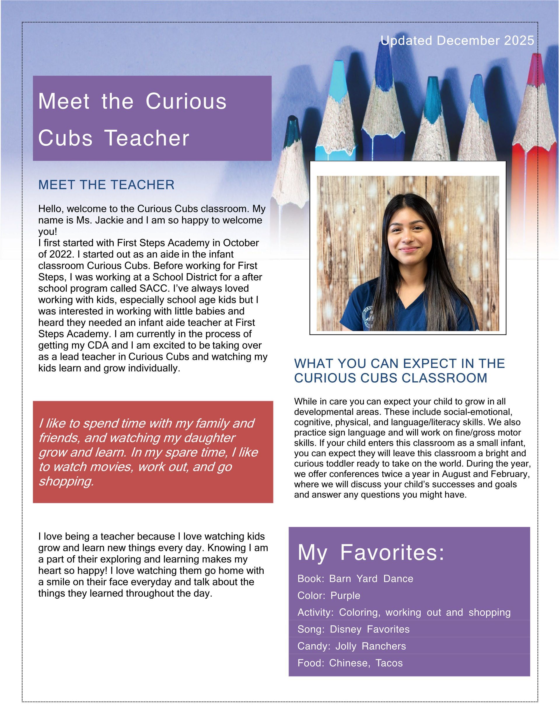 Newsletter about 