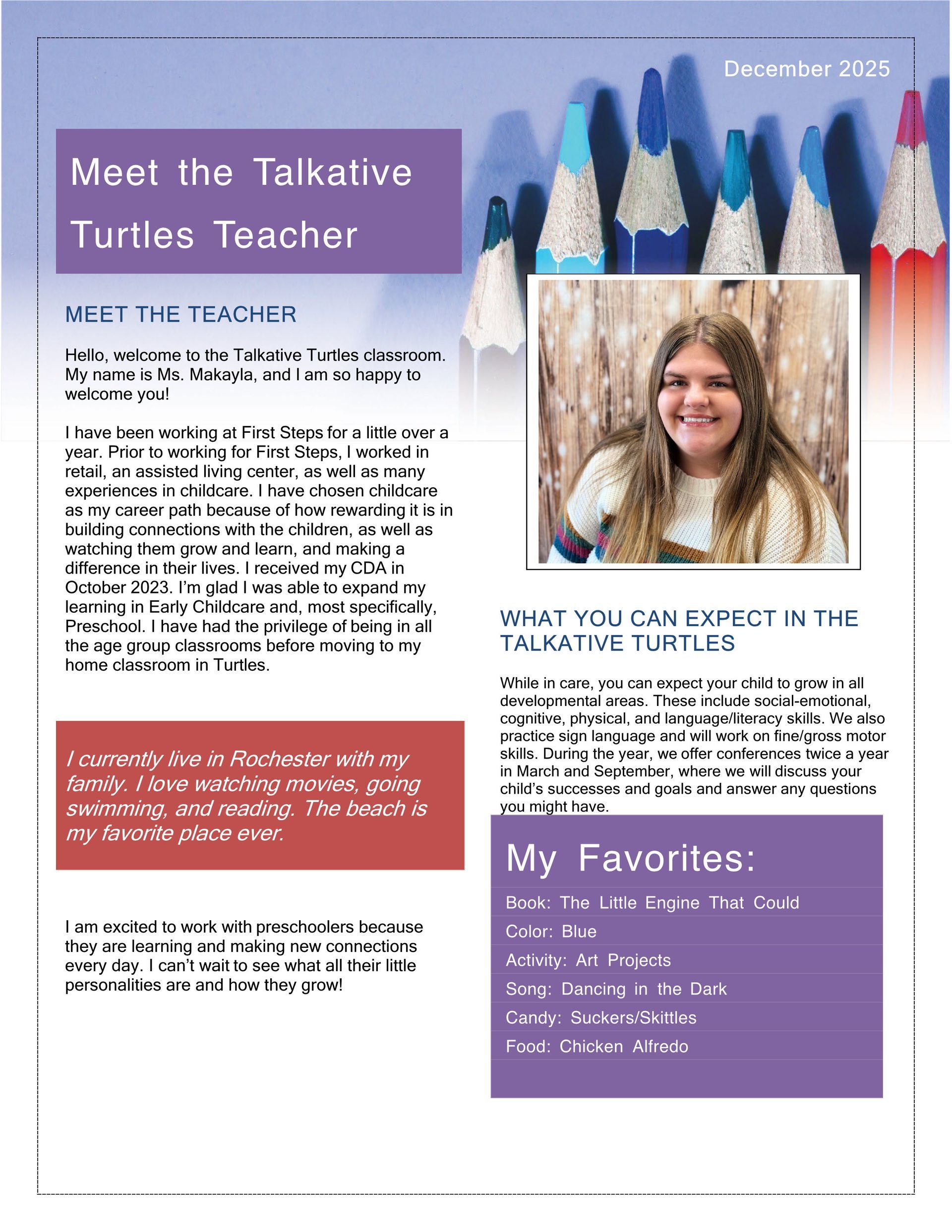 Newsletter titled 