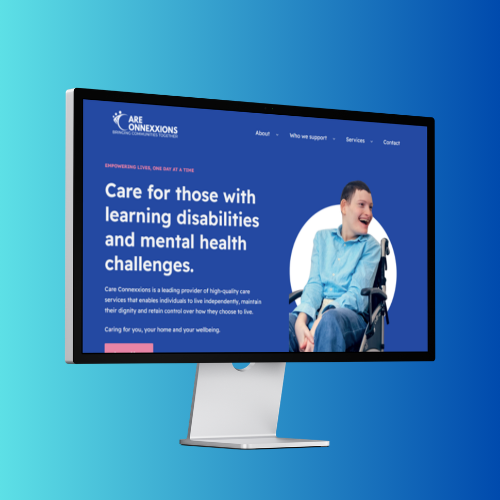 An image of Care Connexxions website.