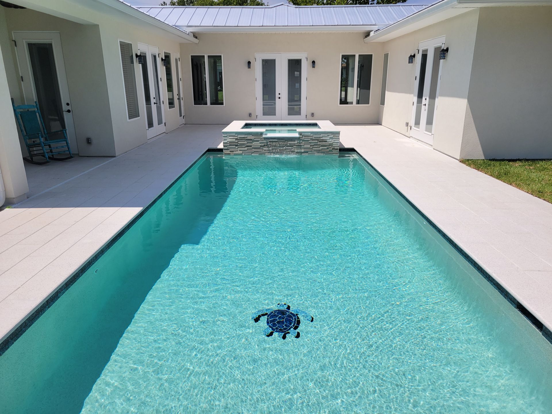 Detail Of Swimming Pool — Jacksonville Beach, FL — Taurus Pools