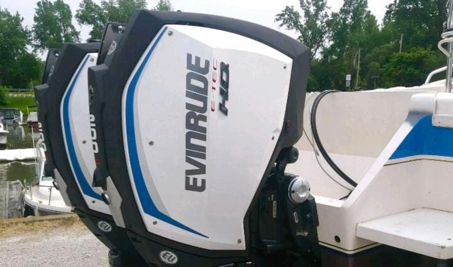Cranberry Creek Marina boat service and repair facility in Huron, Ohio - Evinrude E-TEC HQ Engines