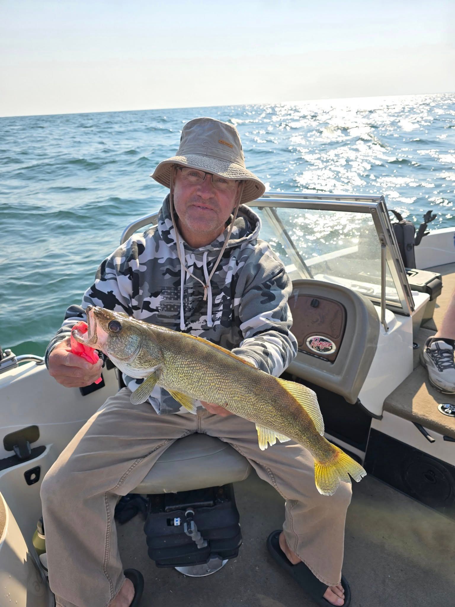 Walleye caught with Doubleshot