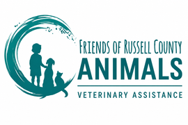 Logo for Friends of Russell County Animals.