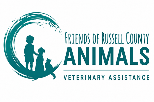 Logo for Friends of Russell County Animals.