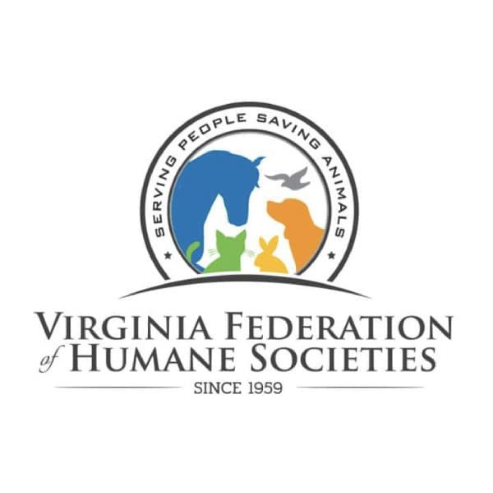 Logo for Virginia Federation of Humane Societies.