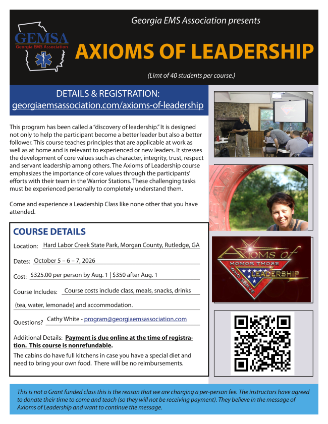 The Axioms of Leadership course The Axioms of Leadership course
