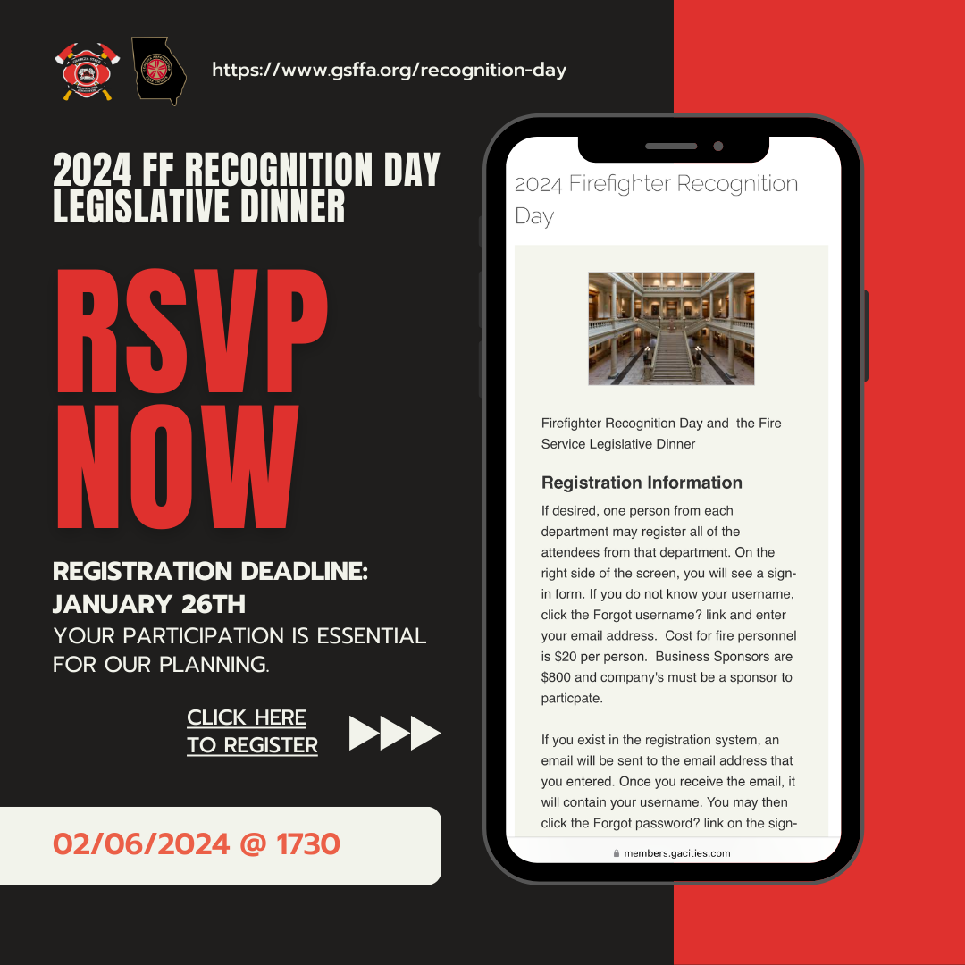 2024 Firefighter Recognition Day & Legislative Appreciation Dinner 2024 Firefighter Recognition Day & Legislative Appreciation Dinner
