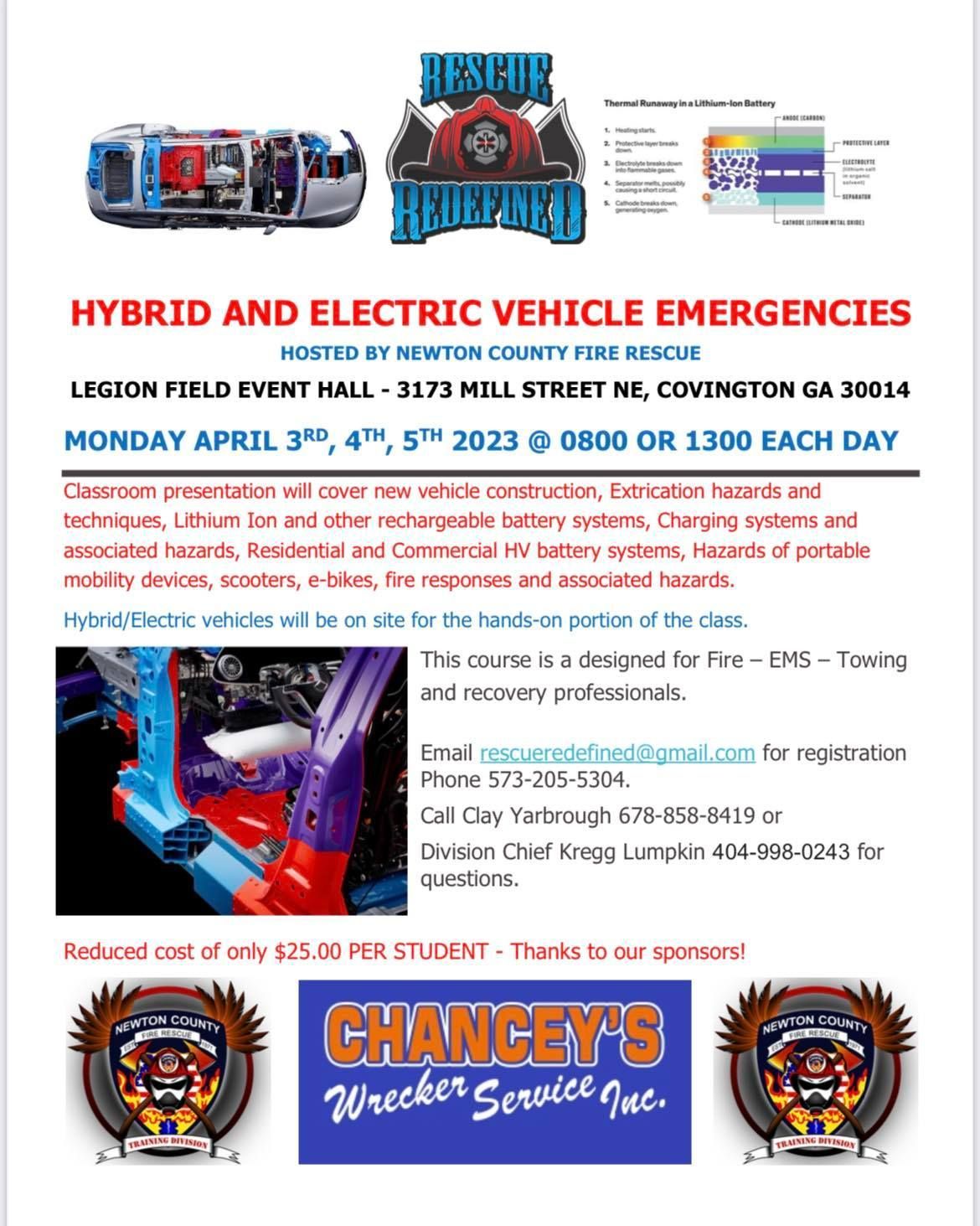Hybrid and Electric Vehicle Emergencies Hybrid and Electric Vehicle Emergencies