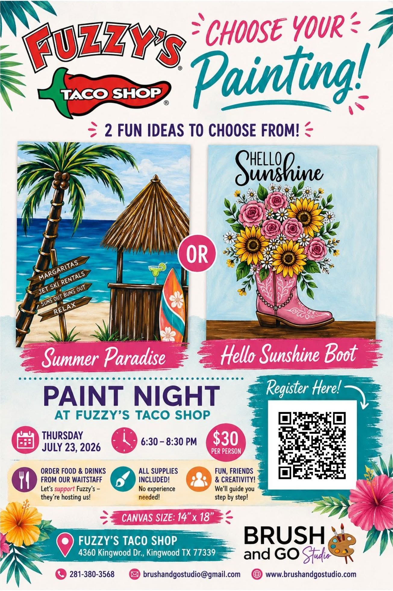 Fuzzy painting event