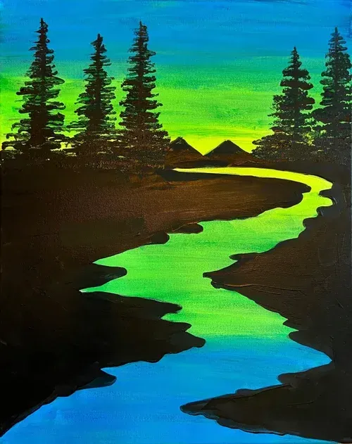 Black Light Landscape
