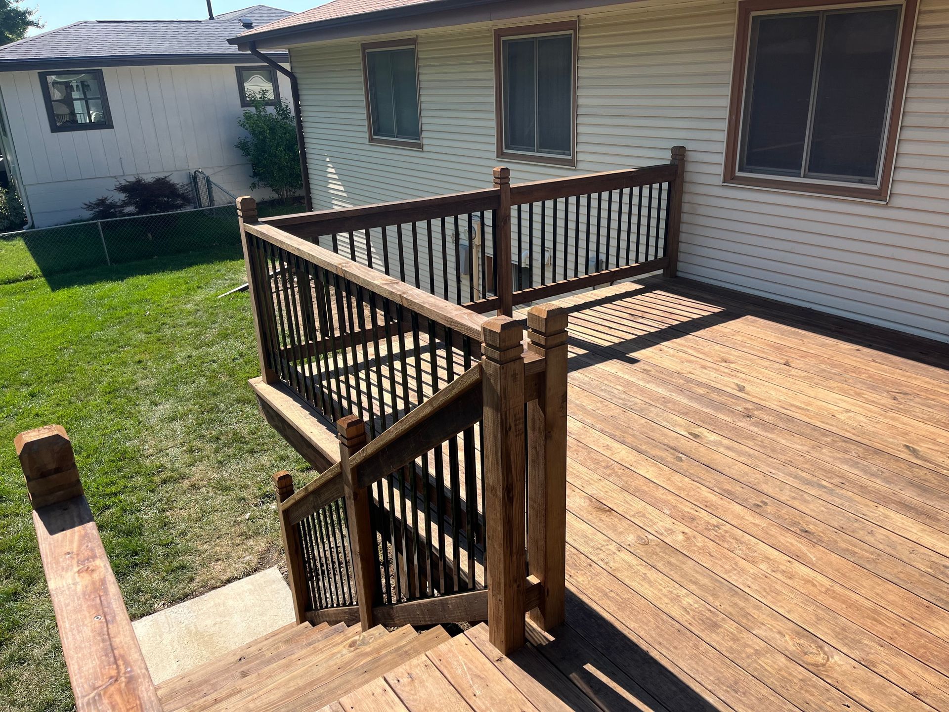 Deck Contractor, Deck Company, Deck installation, Deck Replacement, Fence Contractor, Fence Company, Fence installation, Fence repair, Wood Fence Contractor, Wooden Fence Installation, Wooden Fence Repair, Wooden Privacy Fence, Wooden Picket Fence, Wooden Post and Rail Fence, Chain Link Fence Contractor, Chain Link Fences Installation, Chain Link Fence Repair, Gate Contractor, Gate Installation, Gate Repair, Douglas County NE, Omaha NE, Central Omaha NE, West Omaha NE, South Central Omaha NE, South Omaha NE, Southeast Omaha NE, Millard Omaha NE, Boys Town NE, Bennington NE, Ralston NE, Sarpy County NE, Papillion NE, Bellevue NE, La Vista NE, Chalco NE, Gretna NE, Springfield NE, Richfield NE, La Platte NE, Wooden Fences, Chain Link Fences, Gates