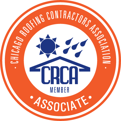 The logo for the chicago roofing contractors association